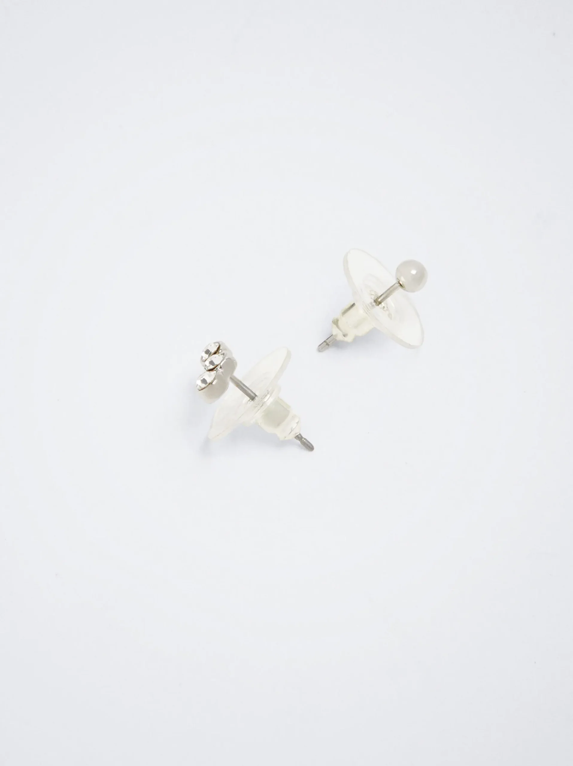 Set Of Earrings With Crystals|Parfois Sale