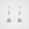 Set Of Earrings With Cubic Zirconia|Parfois Online