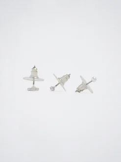Set Of Earrings With Cubic Zirconia|Parfois Online
