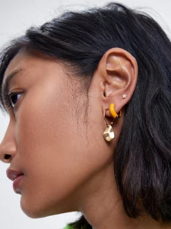 Set Of Earrings With Star|Parfois Shop