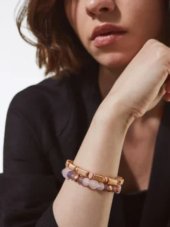 Set Of Elastic Bracelets With Stone|Parfois New