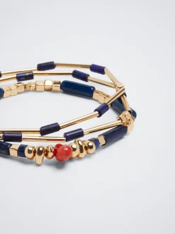 Set Of Elastic Bracelets With Semiprecious Stone|Parfois Cheap