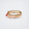 Set Of Elastic Bracelets With Stone|Parfois Best