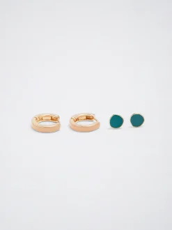 Set Of Enamel Earrings|Parfois Store