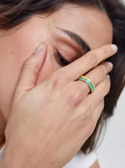 Set Of Enamel Rings|Parfois Fashion