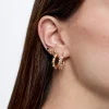 Set Of Hoop Earrings With Enamel|Parfois Cheap