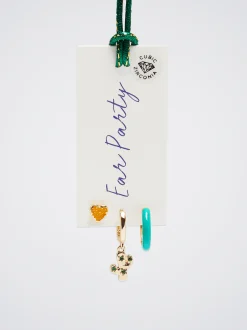 Set Of Hoops With Charms And Zirconia|Parfois Best Sale