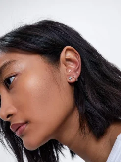 Set Of Hoops With Charms And Zirconia|Parfois Clearance