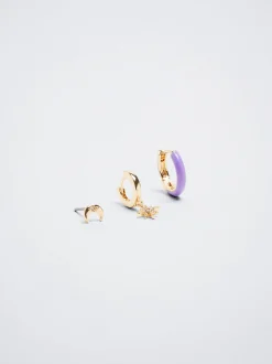 Set Of Hoops With Cubic Zirconia|Parfois Discount