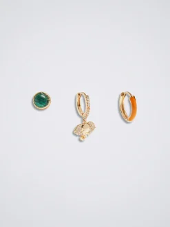 Set Of Hoops With Cubic Zirconia|Parfois Hot