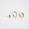 Set Of Hoops With Cubic Zirconia|Parfois Outlet