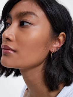 Set Of Hoops With Cubic Zirconia|Parfois Store