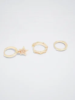 Set Of Hoops With Cubic Zirconia|Parfois Discount