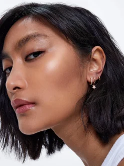 Set Of Hoops With Cubic Zirconia|Parfois Discount