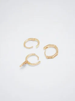 Set Of Hoops With Cubic Zirconia|Parfois Discount