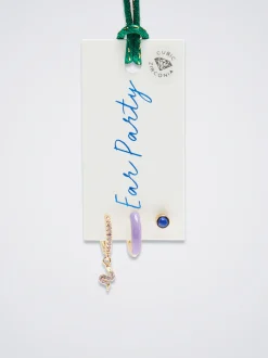 Set Of Hoops With Cubic Zirconia|Parfois Fashion