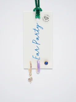 Set Of Hoops With Cubic Zirconia|Parfois New