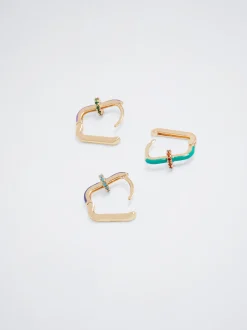 Set Of Hoops With Cubic Zirconia|Parfois Cheap
