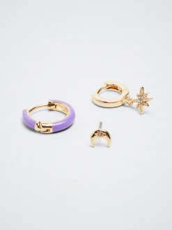 Set Of Hoops With Cubic Zirconia|Parfois Cheap