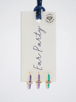 Set Of Hoops With Cubic Zirconia|Parfois Sale