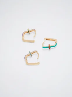 Set Of Hoops With Cubic Zirconia|Parfois Sale