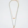 Set Of Necklaces With Charms And Zirconia|Parfois Cheap