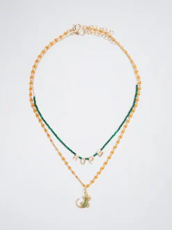 Set Of Necklaces With Charms And Zirconia|Parfois Cheap
