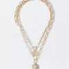 Set Of Necklaces With Freshwater Pearl|Parfois Sale