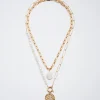Set Of Necklaces With Freshwater Pearl|Parfois Clearance