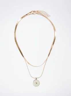 Set Of Necklaces With Medallion|Parfois Sale