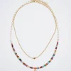 Set Of Necklaces With Semiprecious Stone|Parfois Hot