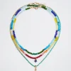 Set Of Necklaces With Semiprecious Stone|Parfois Store