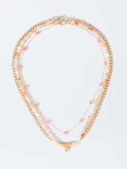 Set Of Necklaces With Stone|Parfois Discount