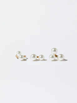 Set Of Rings With Pearls|Parfois Clearance