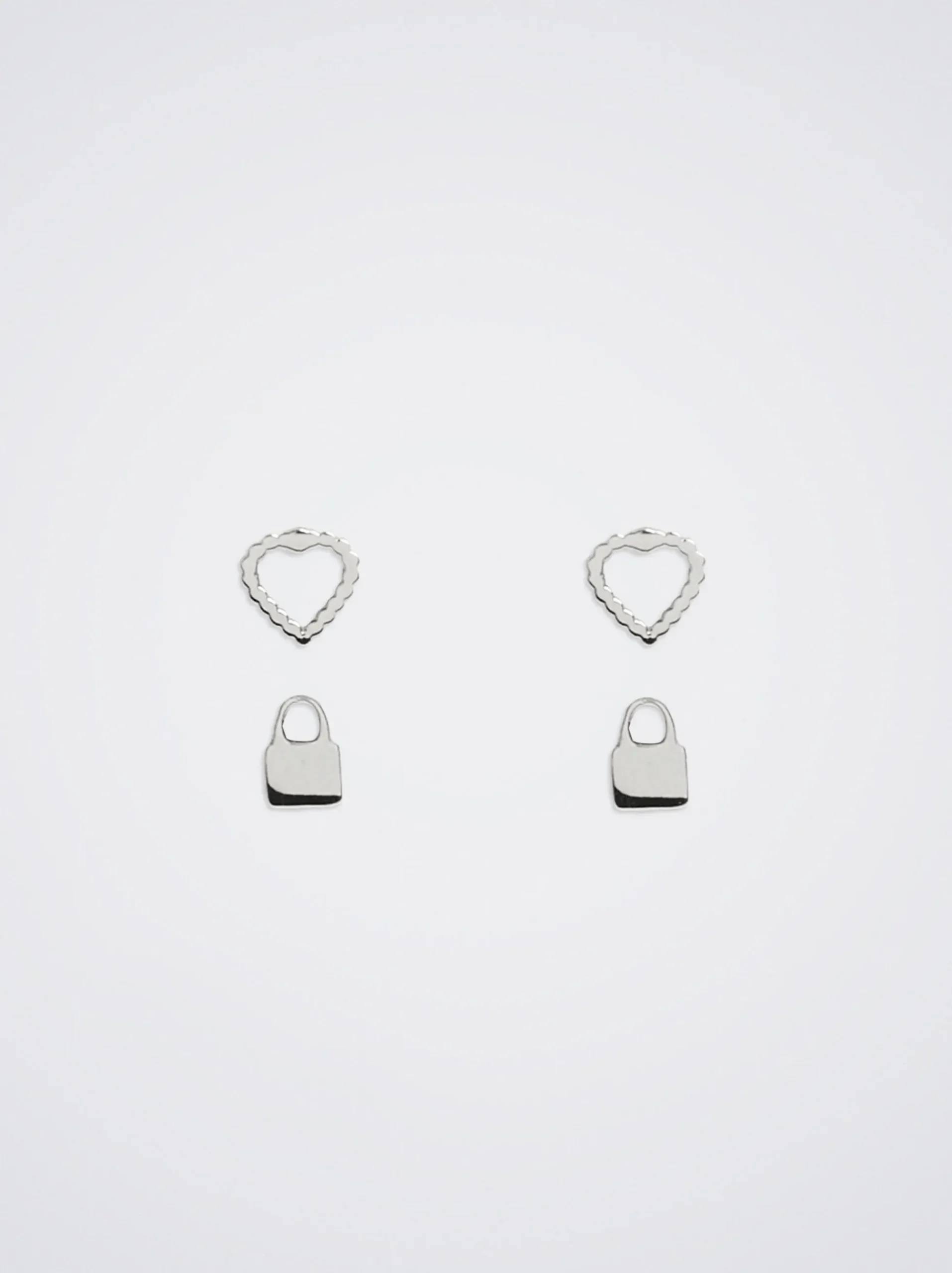 Set Of Stainless Steel Earrings|Parfois Discount