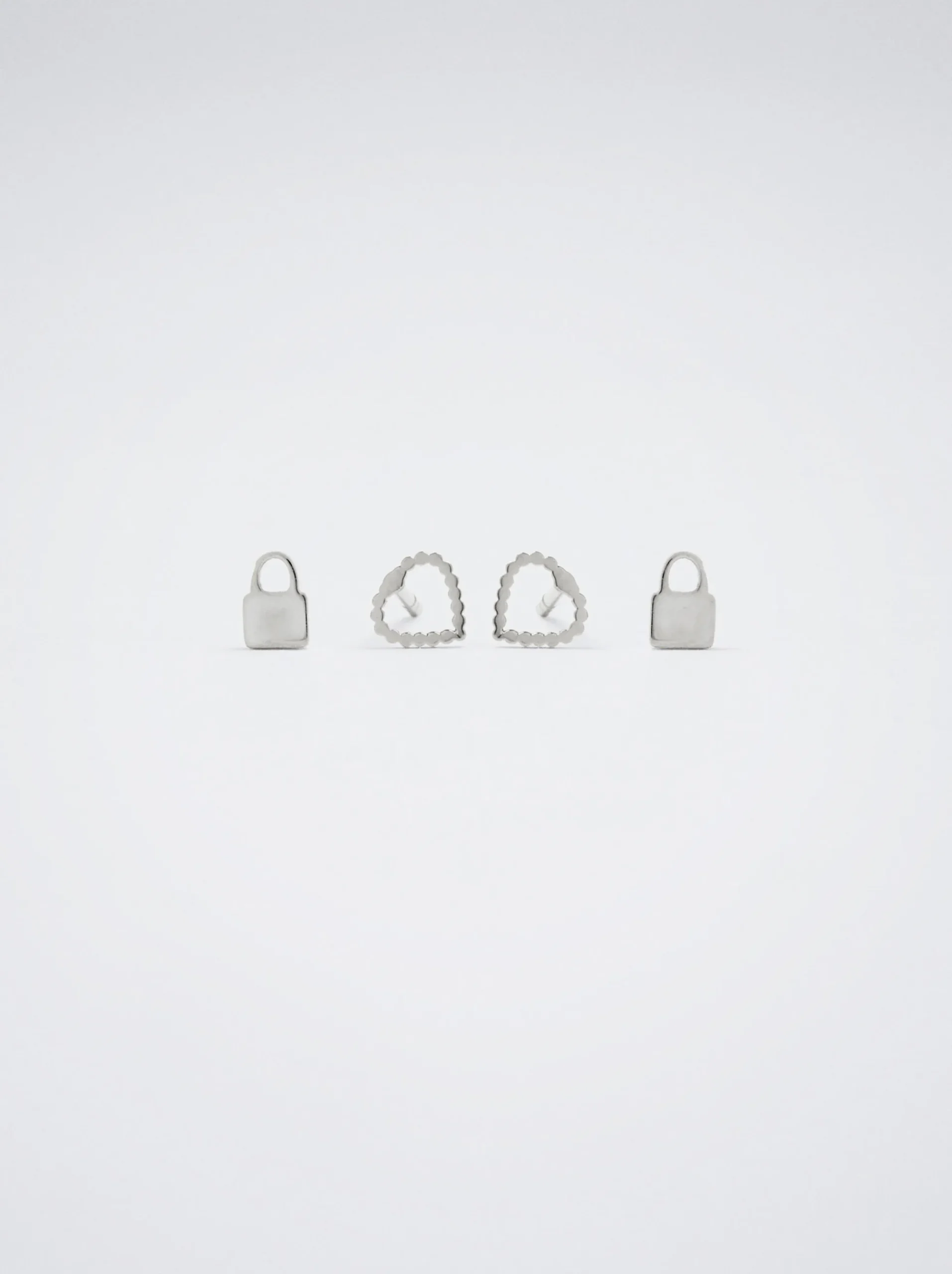 Set Of Stainless Steel Earrings|Parfois Discount