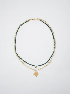 Set Of Steel Necklaces With Stars|Parfois Best
