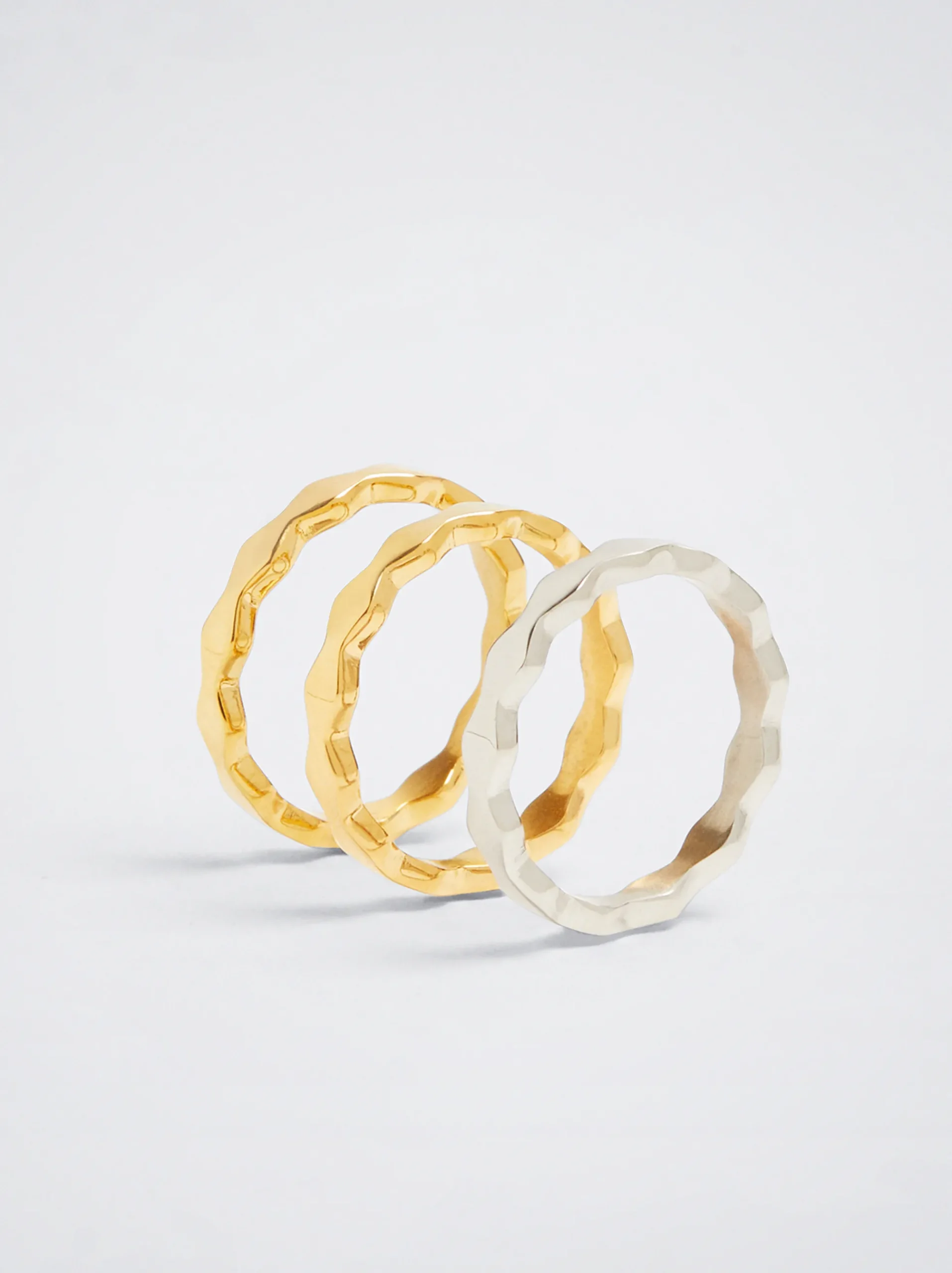 Set Of Steel Rings|Parfois Flash Sale