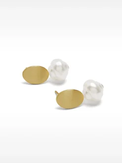 Short Earrings With Pearl|Parfois Best Sale