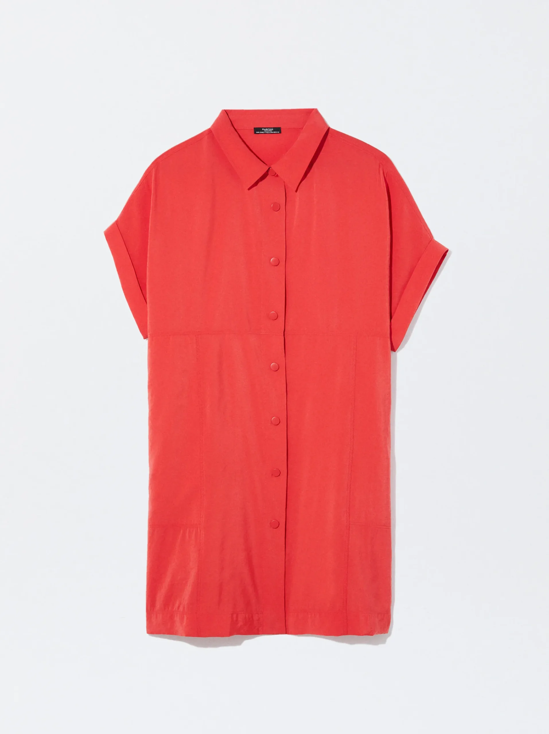 Short-Sleeved Midi Dress|Parfois Flash Sale