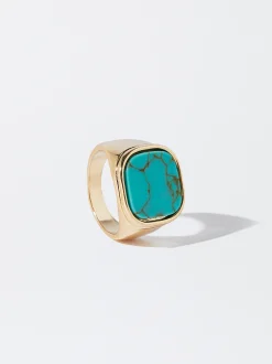 Signet Ring With Stone|Parfois Cheap
