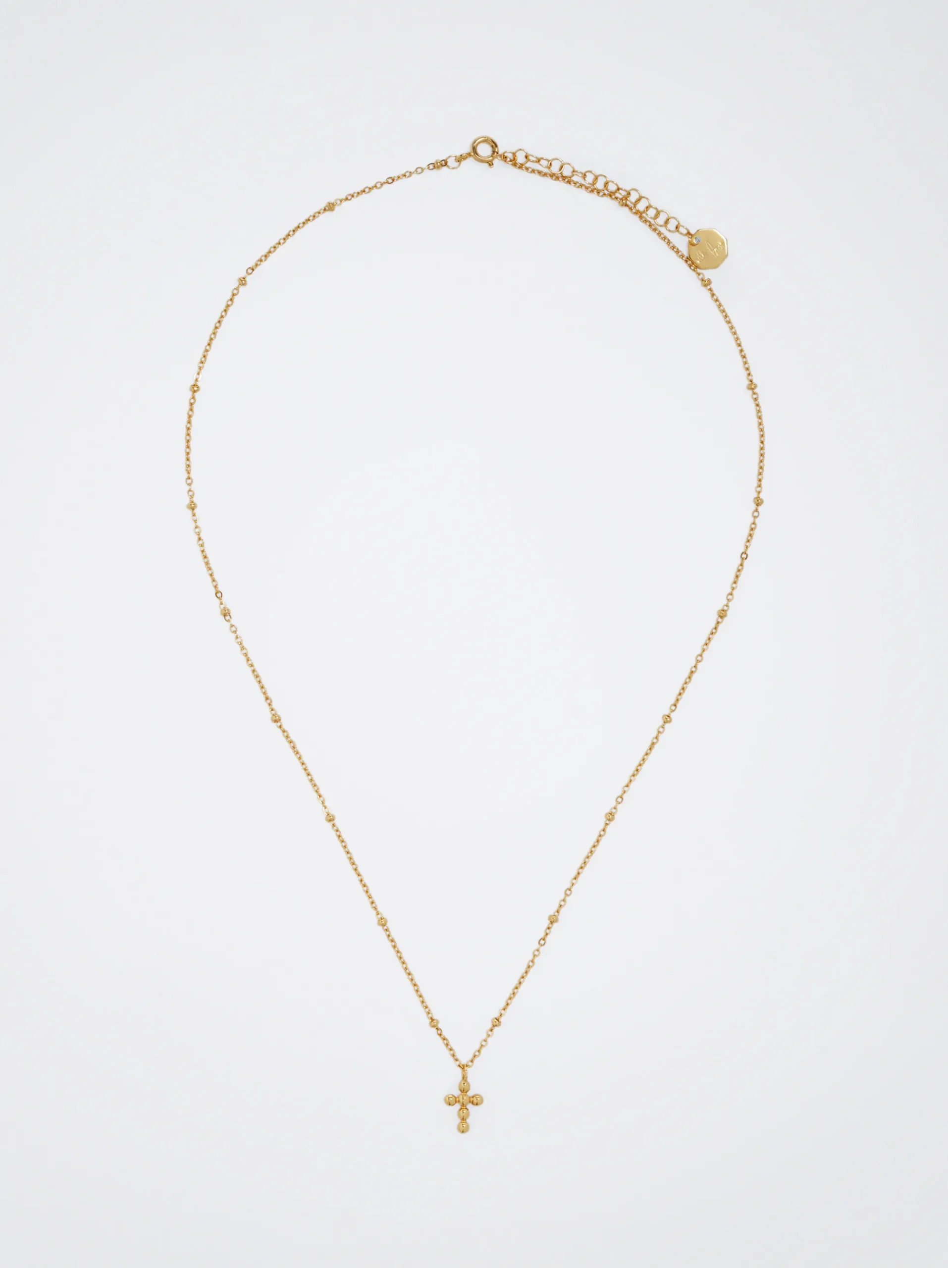Silver 925 Necklace With Cross|Parfois Best