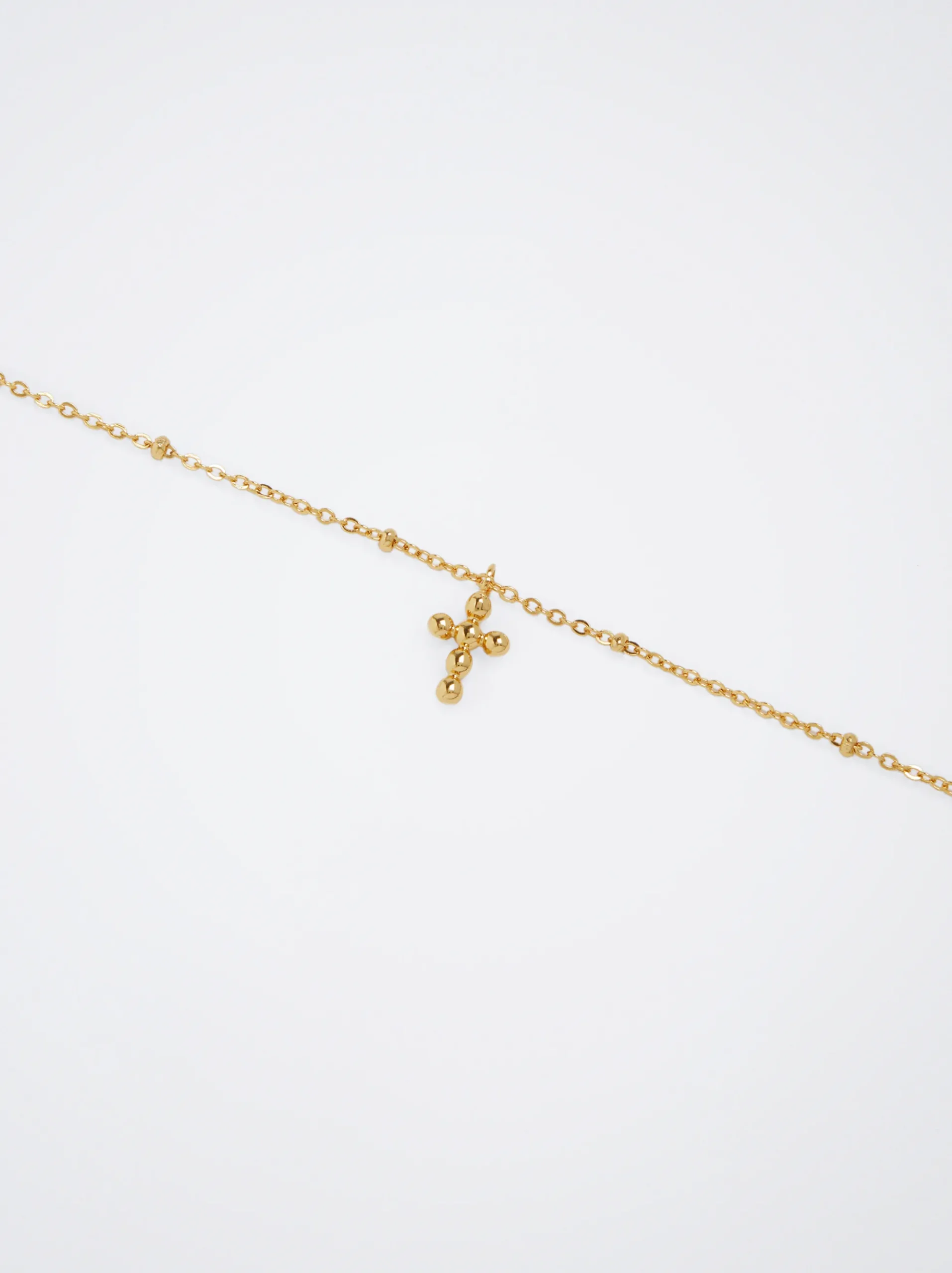 Silver 925 Necklace With Cross|Parfois Best
