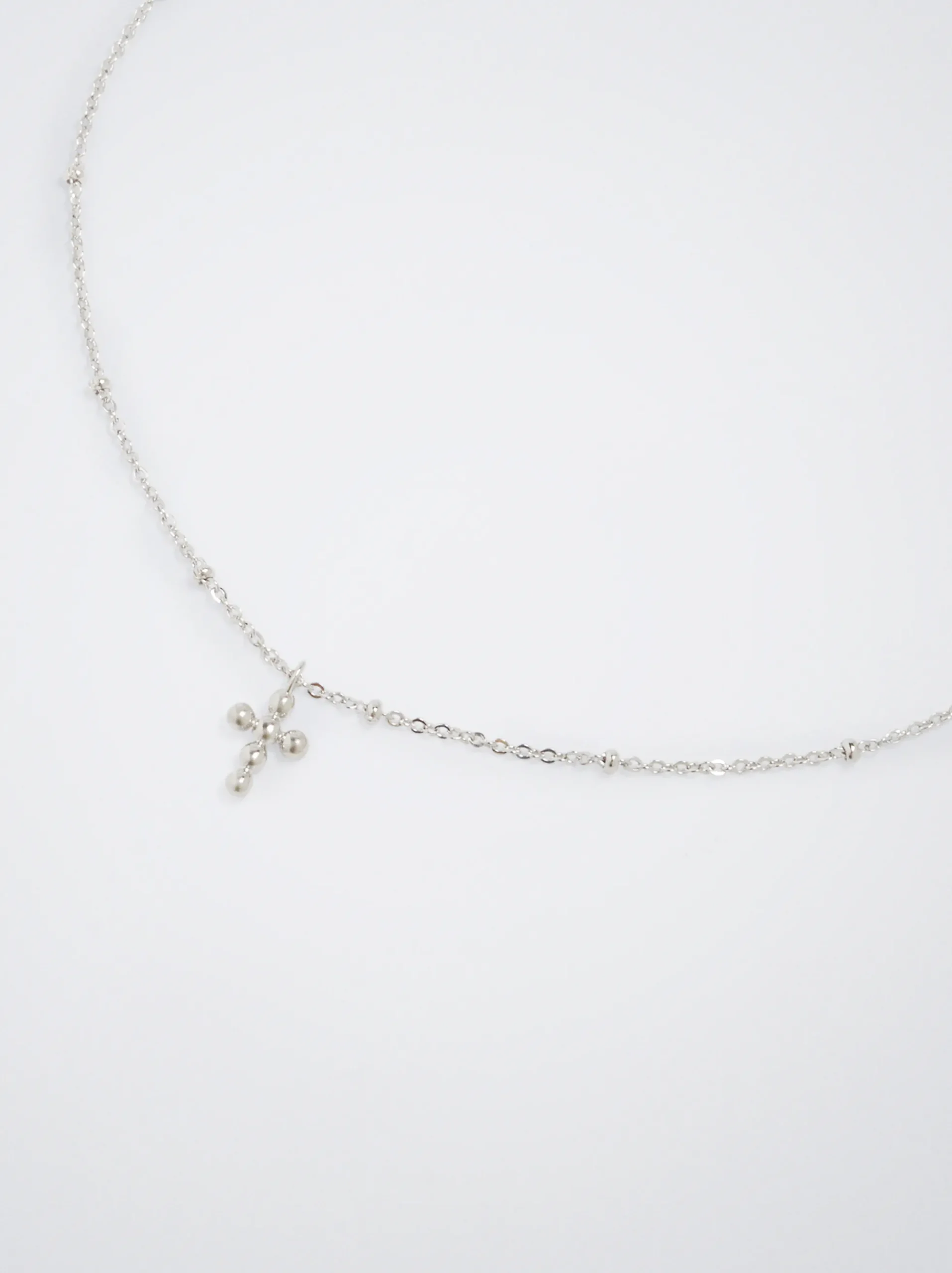 925 Necklace With Cross|Parfois Shop