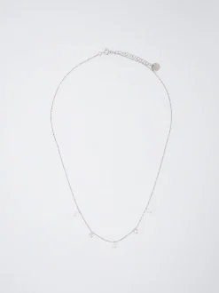 Silver 925 Necklace With Freshwater Pearl|Parfois New