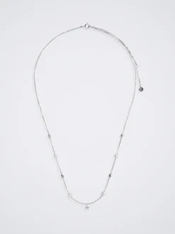 Silver 925 Necklace With Freshwater Pearl|Parfois Sale