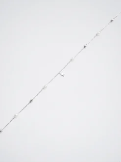Silver 925 Necklace With Freshwater Pearl|Parfois Sale