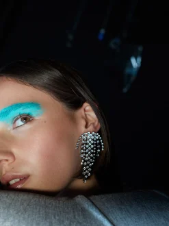 Earrings With Crystals|Parfois Flash Sale