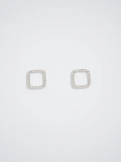 Earrings With Zirconia|Parfois Flash Sale