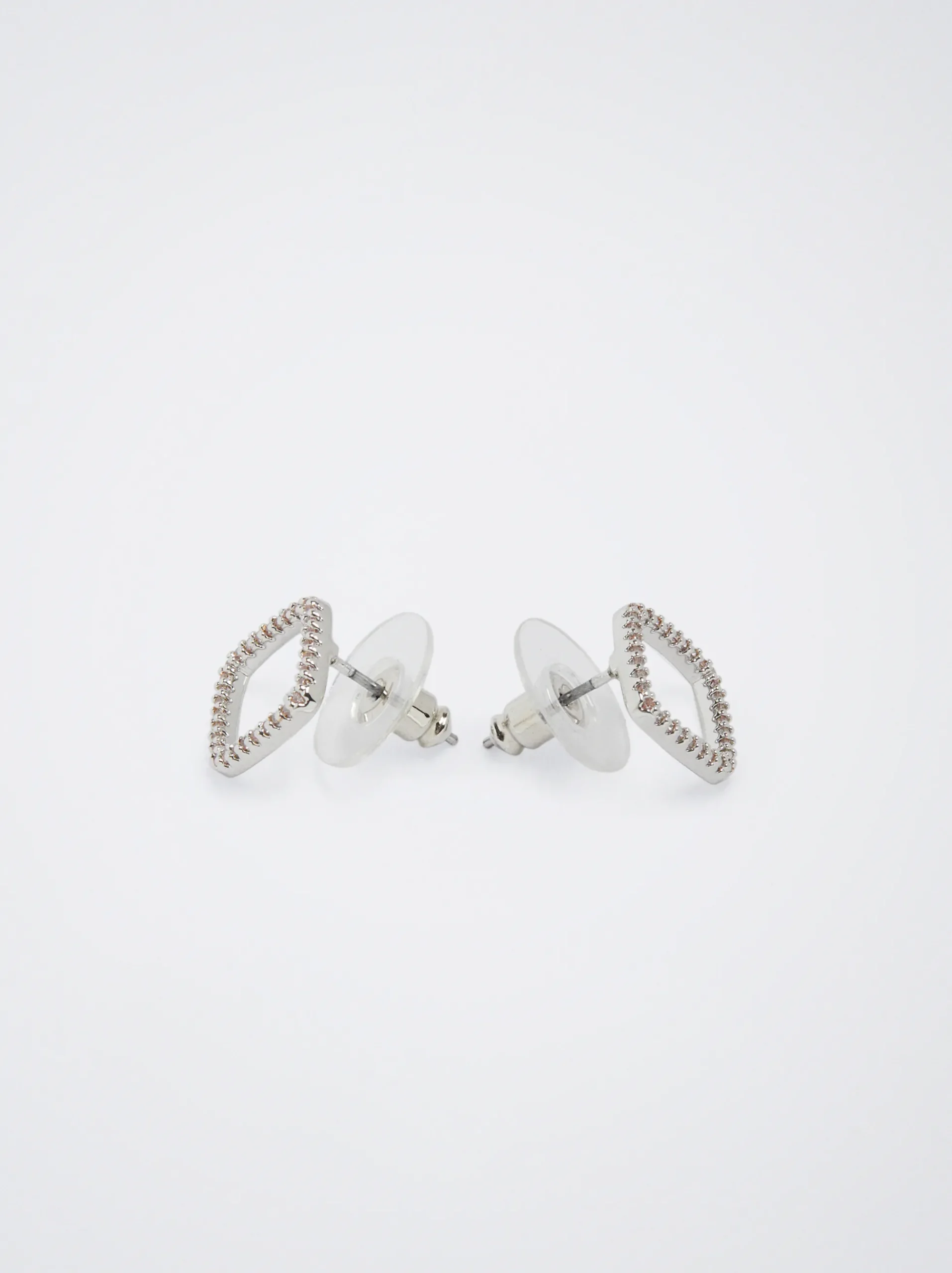 Earrings With Zirconia|Parfois Flash Sale